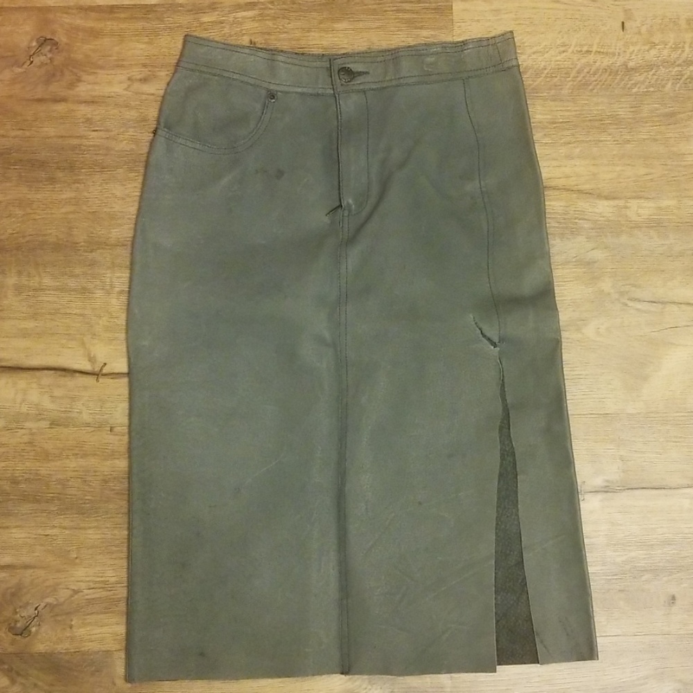Diesel leather skirt